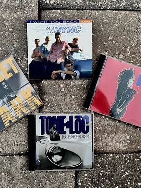 Janet Jackson, NSYNC, Tone-loc, Sunset Park CD’s set of 4 Vintage